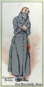 サンプソンブラス、「ジオールドキュリオシティショップ」チャールズディケンズ作、1923年 作： Joseph Clayton Clarke